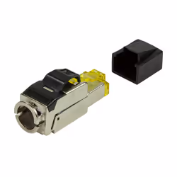 LogiLink MP0081 cavo di collegamento RJ45 Nero, Metallico