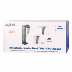 LogiLink EO0005 supporto per CPU Supporto per CPU da tavolo Nero - Vista aggiuntiva 4