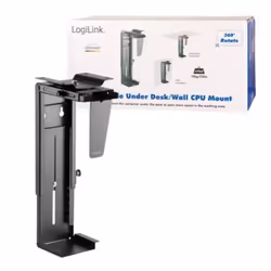 LogiLink EO0005 supporto per CPU Supporto per CPU da tavolo Nero - Vista aggiuntiva 5