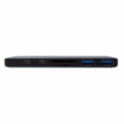 LogiLink UA0302 replicatore di porte e docking station per laptop USB 3.2 Gen 1 (3.1 Gen 1) Type-C Alluminio, Nero - Vista aggiuntiva 5