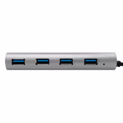 LogiLink UA0309 hub di interfaccia USB 3.2 Gen 1 (3.1 Gen 1) Type-C 5000 Mbit/s Grigio