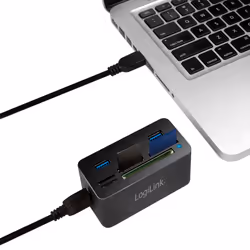LogiLink CR0042 replicatore di porte e docking station per laptop USB 3.2 Gen 1 (3.1 Gen 1) Type-A - Vista aggiuntiva 4