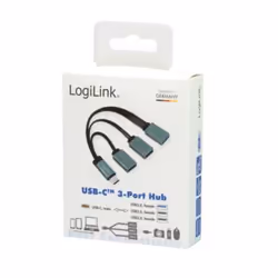LogiLink UA0315 hub di interfaccia USB 3.2 Gen 1 (3.1 Gen 1) Type-C 5000 Mbit/s Nero, Grigio - Vista aggiuntiva 6