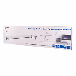 LogiLink BP0060 Supporti a parete per TV Scrivania Acciaio inox, Trasparente - Vista aggiuntiva 3