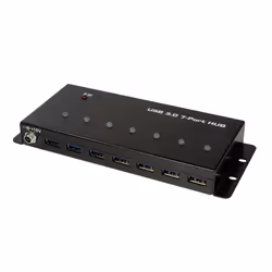 LogiLink UA0317, USB 3.2 Gen 1 (3.1 Gen 1) Type-B, USB 3.2 Gen 1 (3.1 Gen 1) Type-A, 5000 Mbit/s, Nero, Metallo, dC