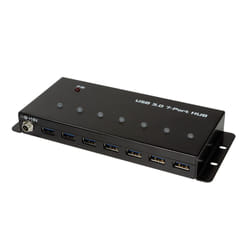 LogiLink UA0317 hub di interfaccia USB 3.2 Gen 1 (3.1 Gen 1) Type-B 5000 Mbit/s Nero