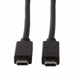 LogiLink CU0128 cavo USB USB 3.2 Gen 2 (3.1 Gen 2) 0,5 m USB C Nero