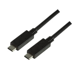 LogiLink CU0129 cavo USB USB 3.2 Gen 2 (3.1 Gen 2) 1 m USB C Nero