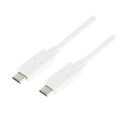 LogiLink CU0131 cavo USB USB 3.2 Gen 2 (3.1 Gen 2) 1 m USB C Bianco