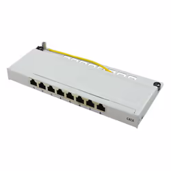 LogiLink NP0077, RJ-45, Grigio, Metallo, 0.5U