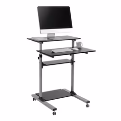 LogiLink BP0070 scrivania per computer Nero, Grigio - Vista aggiuntiva 6