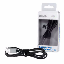 LogiLink CU0132 cavo USB USB 2.0 1 m USB A Micro-USB A Grigio