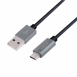 LogiLink CU0132 cavo USB USB 2.0 1 m USB A Micro-USB A Grigio - Vista aggiuntiva 5