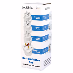 LogiLink PA0186 adattatore per presa di corrente Bianco - Vista aggiuntiva 8
