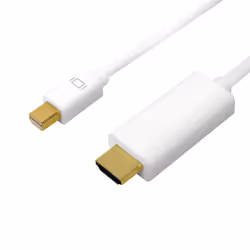 LogiLink CV0122, 1 m, Mini DisplayPort, HDMI tipo A (Standard), Maschio, Maschio, Dritto