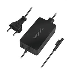LogiLink PA0197 Caricabatterie per dispositivi mobili Computer portatile, Universale Nero AC Interno
