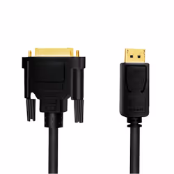 LogiLink CV0131 cavo e adattatore video 2 m DisplayPort DVI Nero - Vista aggiuntiva 5