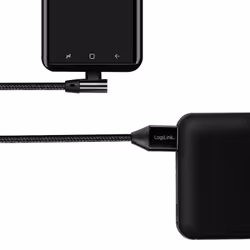 LogiLink CU0138 cavo USB USB 2.0 1 m USB A USB C Nero - Vista aggiuntiva 4