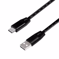 LogiLink CU0157, 1 m, USB A, USB C, USB 2.0, Nero