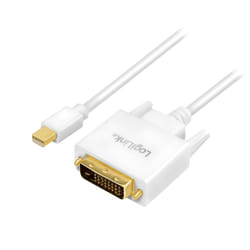 LogiLink CV0138 cavo e adattatore video 3 m Mini DisplayPort DVI Bianco