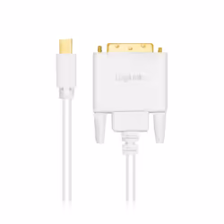 LogiLink CV0138 cavo e adattatore video 3 m Mini DisplayPort DVI Bianco