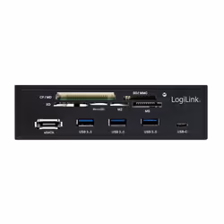 LogiLink UA0341 lettore di schede SATA Interno Nero