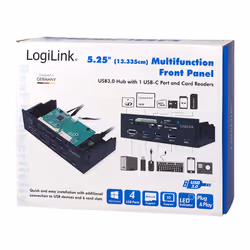 LogiLink UA0341 lettore di schede SATA Interno Nero - Vista aggiuntiva 5