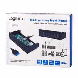 LogiLink UA0342 lettore di schede Interno Nero - Vista aggiuntiva 5