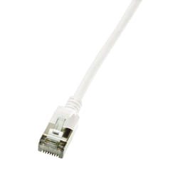 LogiLink CQ9021S cavo di rete Bianco 0,5 m Cat6a S/UTP (STP)