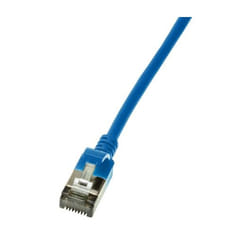 LogiLink Slim U/FTP cavo di rete Blu 0,3 m Cat6a U/FTP (STP)