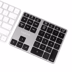 LogiLink ID0187 tastierino numerico Universale Bluetooth Alluminio, Nero - Vista aggiuntiva 6