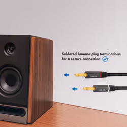 LogiLink CA1210 cavo audio 3 m 2 x Banana Nero