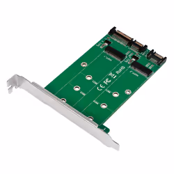 LogiLink PC0086, SATA, M.2, Verde, Passivo, 20 mm, 120 mm