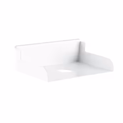 LogiLink EO0019-7, Portadocumenti su binario organizzatore, Bianco, Acciaio, 3 kg, 120 mm, 180 mm