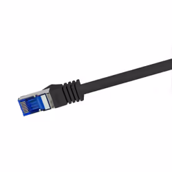 LogiLink C6A023S cavo di rete Nero 0,5 m Cat6a S/FTP (S-STP)