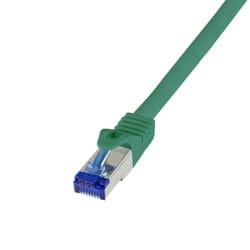 LogiLink C6A035S cavo di rete Verde 1 m Cat6a S/FTP (S-STP)
