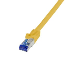 LogiLink C6A077S cavo di rete Giallo 5 m Cat6a S/FTP (S-STP)