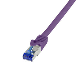 LogiLink C6A079S cavo di rete Viola 5 m Cat6a S/FTP (S-STP)