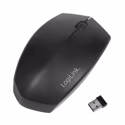 LogiLink ID0191, Ottico, Bluetooth, 1200 DPI, Nero