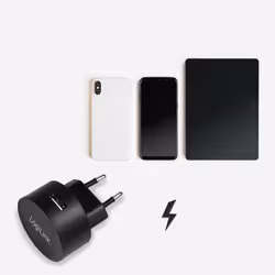 LogiLink PA0217 Caricabatterie per dispositivi mobili Universale Nero AC Interno - Vista aggiuntiva 5