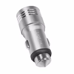 LogiLink PA0228 Caricabatterie per dispositivi mobili Universale Argento Accendisigari Auto