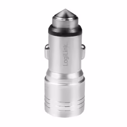LogiLink PA0228 Caricabatterie per dispositivi mobili Universale Argento Accendisigari Auto