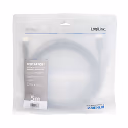 LogiLink CV0139 cavo DisplayPort 5 m Nero - Vista aggiuntiva 4