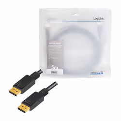 LogiLink CV0139 cavo DisplayPort 5 m Nero - Vista aggiuntiva 5