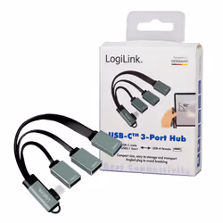 LogiLink UA0361 hub di interfaccia USB 3.2 Gen 1 (3.1 Gen 1) Type-C 5000 Mbit/s Argento - Vista aggiuntiva 5