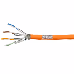 LogiLink CPV0061, 200 m, Cat7, S/FTP (S-STP), Arancione