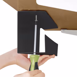 LogiLink KAB0070 organizer per cavi Scrivania Pannello passacavi Nero 1 pz - Vista aggiuntiva 5