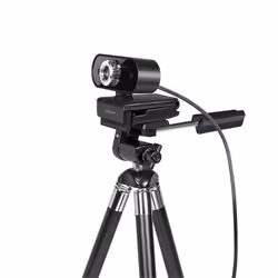 LogiLink UA0371 webcam 3 MP 1920 x 1080 Pixel USB 2.0 Nero, Argento - Vista aggiuntiva 4