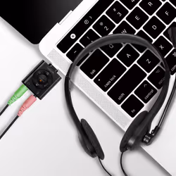 LogiLink HS0052 cuffia e auricolare Cablato A Padiglione Ufficio Nero - Vista aggiuntiva 8
