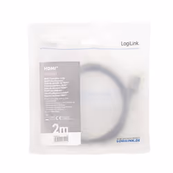 LogiLink CHA0101 cavo HDMI 2 m HDMI tipo A (Standard) Nero, Grigio